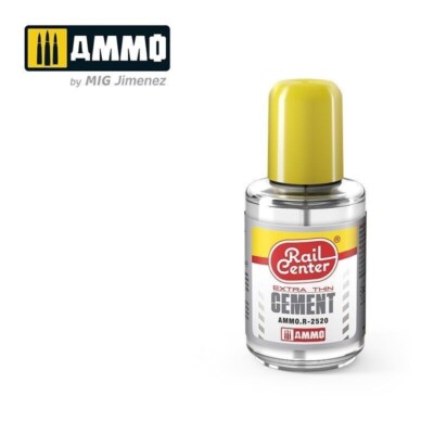 Ammo MIG R-2520 - Extra-Thin Cement - Rail Center - cement 30ml Bottle T48