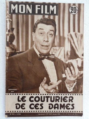 MEIN FILM NR. 524 LE COUTURIER DE CES DAMES FERNANDEL FABIAN Jennifer JONES