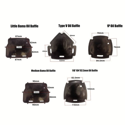 Straight Rubber Gaskets Oil Baffle for Small Oil Gas Pump and Compressor