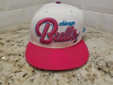 Chicago Bulls Snapback NewEra Hardwood Classic Pink  Blue Hat 9fifty Manie 11