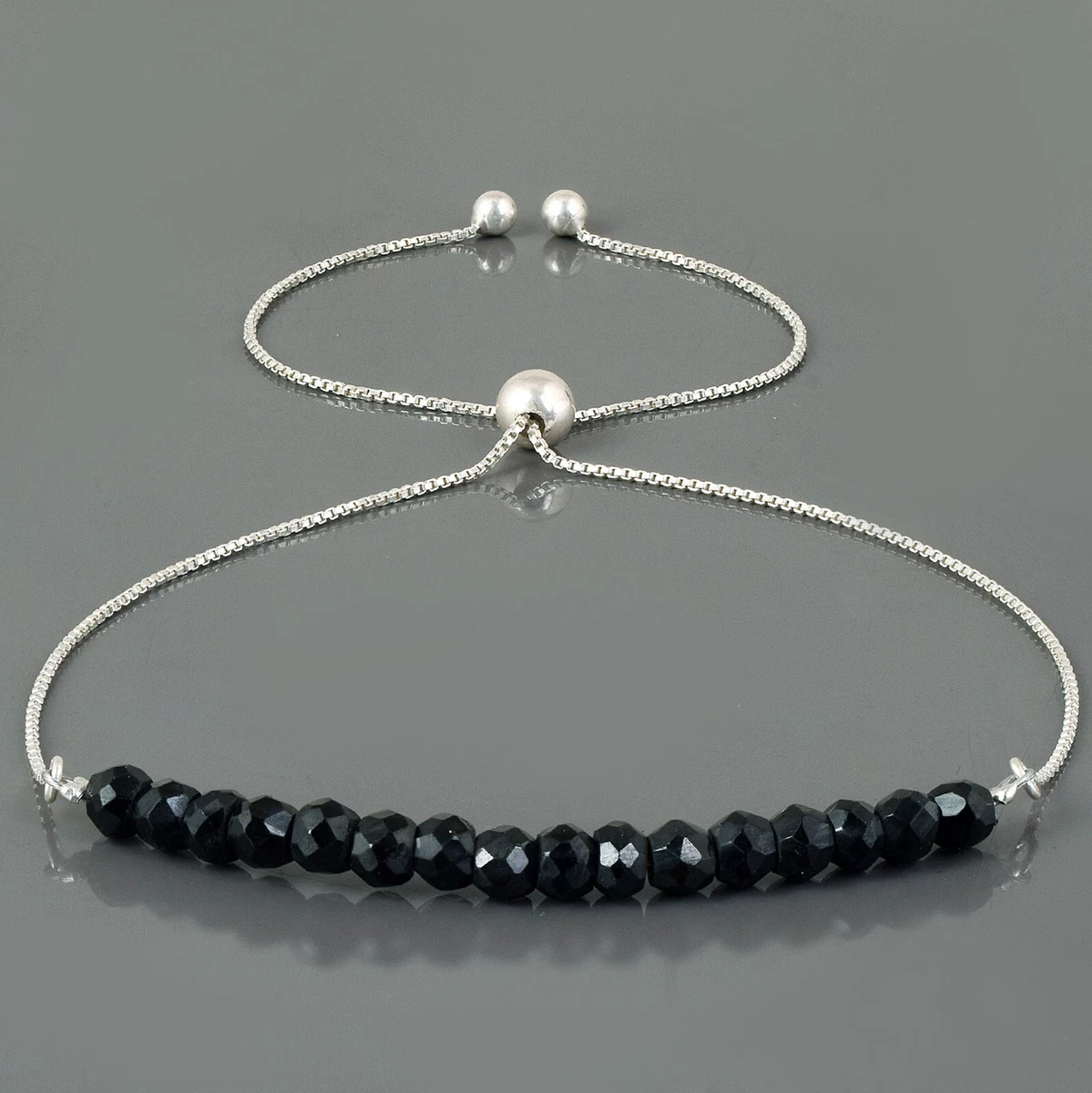 Lock & EVN Stone Adjustable Bolo Bracelet from Black Diamonds New York