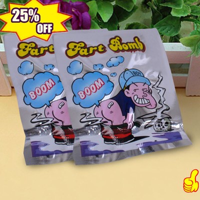 2/10/20X Fart Bomb Bags Stink Bomb Smelly Gag Prank Joke for-Tricks&Toys