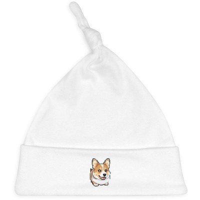 'Pixel Art Corgi Dog' Baby Beanie Hat (BH00025845)