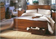 LETTO MATRIMONIALE LETTINO PER CAMERA CAMERETTA STILE ANTICO ARTE POVERA