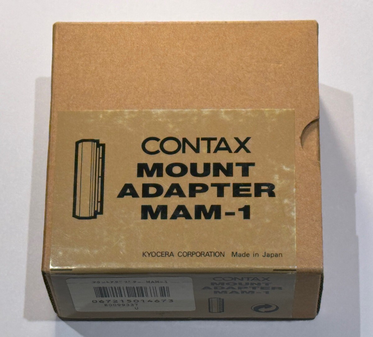 CONTAX コンタックス　マウントアダプター　MAM-1 X-73 新品)KIPON (キポン) マウントアダプター コンタックスG