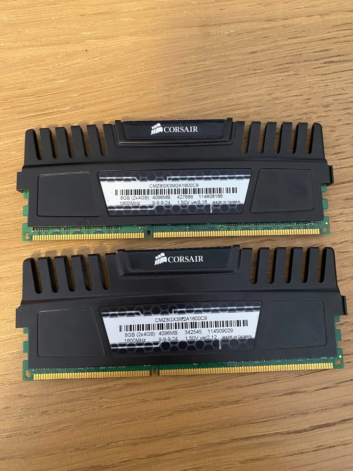Corsair Vengeance DDR3 16Gb (2x8GB) CMZ16GX3M2A1600C9 - Image 2 of 2