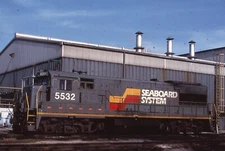 Duplicate Train Slide Seaboard U-30-B #5532 04/02/1980 Richmond Virginia