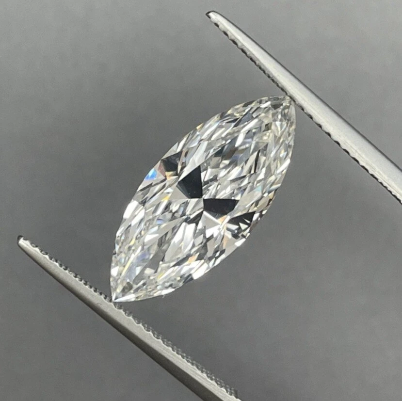 GIA Certified 5.03 Ct Natural Marquise Cut Diamond F VVS2 - Image 3 of 4