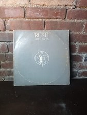 RUSH Archives 3-LP Gatefold Vinyl 1987 US 1st Press Rare Geddy Lee Alex Lifeson