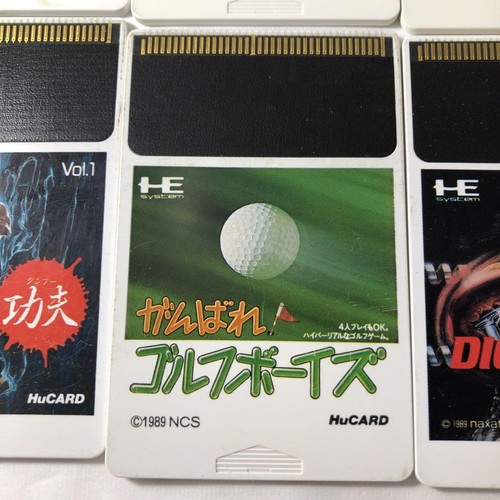 PC Engine HuCARD software 10-piece set, operation unconfirmed - Picture 9 of 14