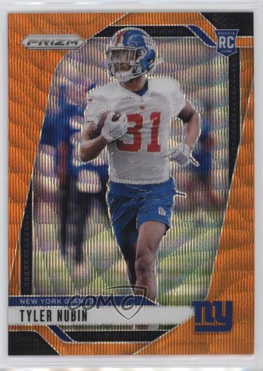 2024 Panini Prizm Rookies Orange Wave Prizm /60 Tyler Nubin #395 Rookie RC