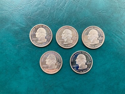 USA 2005 S PP 50 Staaten und Territorien Quarters x 5