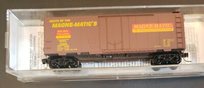 N-SCALE 40' STEEL PLUG DR BOX ''MTL MAGNA-MATIC'' SPECIAL RUN MICRO TRAINS NEW