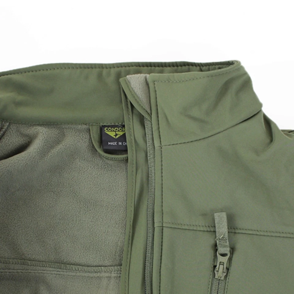 Condor 606-002 Phantom Soft Shell Breathable Waterproof Army Combat Jacket-Black - Image 2 of 4