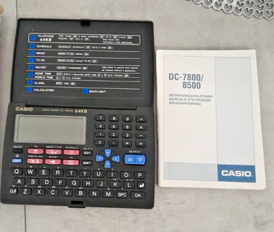 Data Bank DC 8500 Casio 64kb Backlight Display Vintage Calcolatrice Anni 80