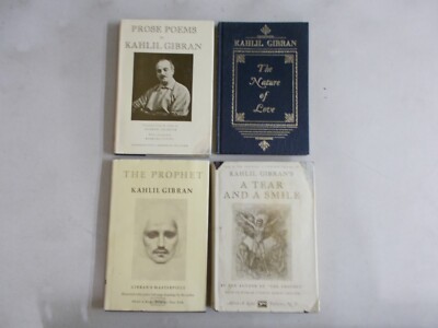4 KAHILL GIBRAN # HC NATURE OF LOVE POEMS PROPHET TEAR SMILE