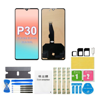 For Huawei P30 ELE-L29 L09 L04 ELE-AL00 TFT LCD Display Touch Screen Digitizer 