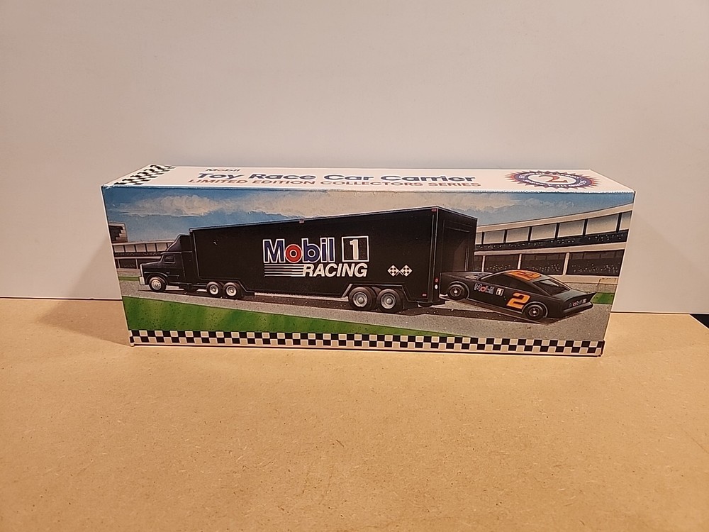 Mobil Toy Race Car Carrier Second of a Series Limited Edition Collectors Series