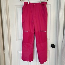 Swiss Tech Snow Pants Girls Size 14-16 XL Winter Reinforced Knees Insulated EUC