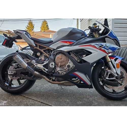 Exhaust Header Pipe Blue Full System For BMW S1000RR 2019-2024 S1000R 2021-2024 - Foto 2 di 6