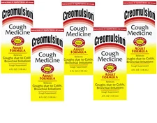 Creomulsion Cough & Cold Medicine, Adult Liquid Formula - 4 oz, 5 Pack