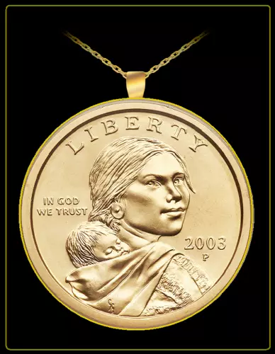 Sacagawea necklace deals
