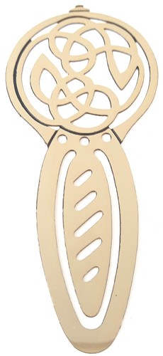Celtic Design Brass Etched Bookmark & Gift Bag - Picture 3 of 4