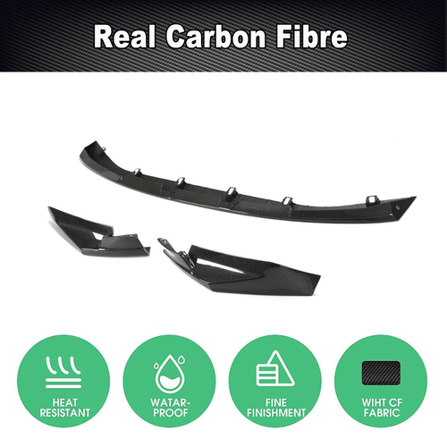 Fit For BMW G80 M3 G82 M4 2021UP Real Carbon Front Bumper Lip Splitters Spoiler  - Bild 7 von 12