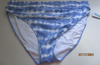 New Freshwater Swimsuit Bottoms Bikini 3X 24 26 W Nylon Spandex New w tags