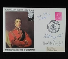 Arthur Wellesley Duke of Wellington Signed Royal Document FDC Envelope UK