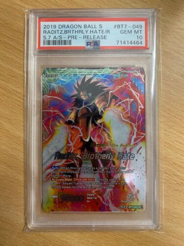 Raditz, Brotherly Hate PRERELEASE (PSA 10) - Dragon Ball Super 71414464 - Picture 1 of 2