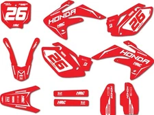 Custom Graphics  Kit to Fit Honda CRF 150 R 2007 - 2023 SHOGUN STYLE stickers