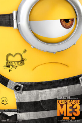 Despicable Me 3 Stuart Movie Art Wall Indoor Room Outdoor - POSTER 20x30