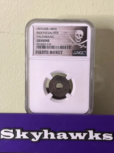 AH1658-1805 Indonesia Pitis Palembang - Pirate Genuine Money- NGC Certified 🏴‍☠