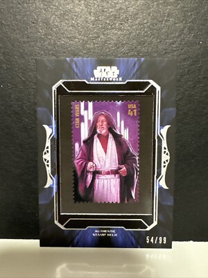 Obi-Wan Kenobi 2015 Topps Star Wars Masterwork STAMP Relic 54/99 Card RARE