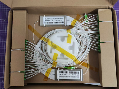 2Stk (47,5 /stk) IDEA OPTICAL 1x64-G657A2 Standard PLC Splitter IO-070 UR