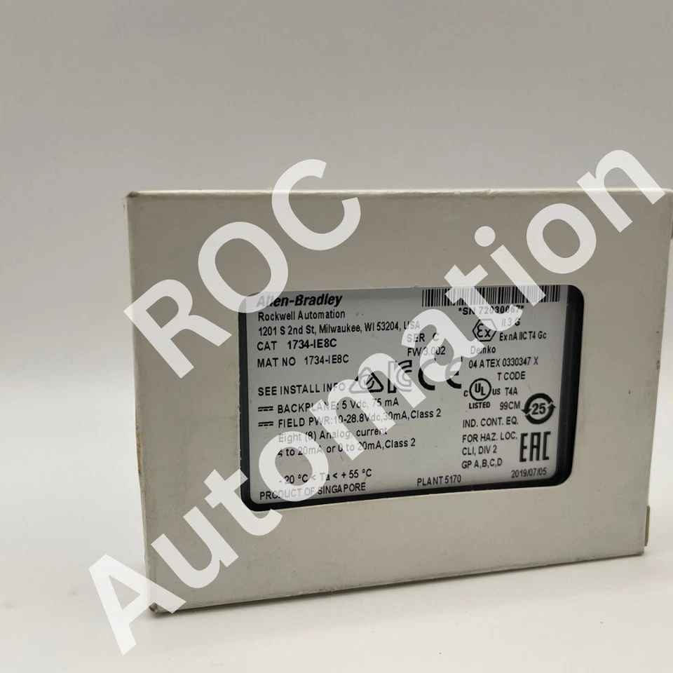 Nuevo módulo de entrada de corriente Allen Bradley 1734-IE8C Ser C POINT I/O 8 canales Foto 2 de 2