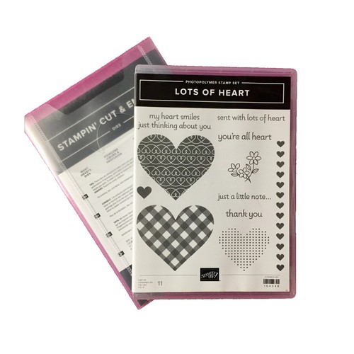 Stampin' Up! Heart Shaped Stamp Set & Die Bundle 164948 & 164946