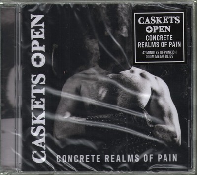 Caskets Open Concrete Realms of Pain CD Finland Nine 2020 still sealed. info