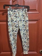 Pajama Bottoms Elastic Waist Boys Size 8, Good Pre-owned Condition