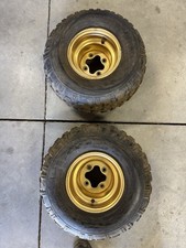 Hirata Honda Atc250r Trx250r Atc Trx 250r Rear Wheels Rims Gold Tires Kt577a