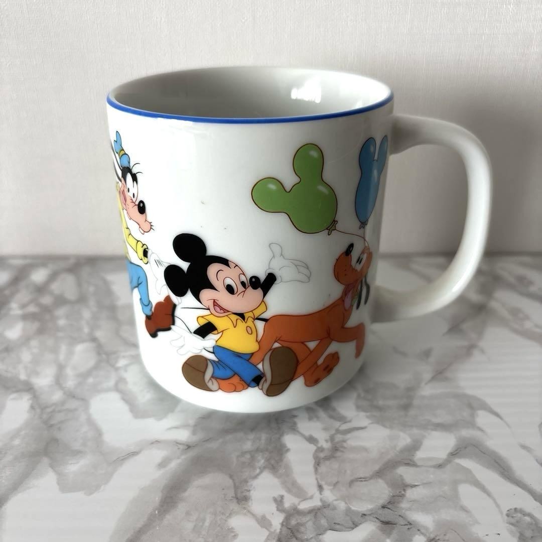 Vintage 1983 Tokyo Disneyland Mickey & Friends Ceramic Mug