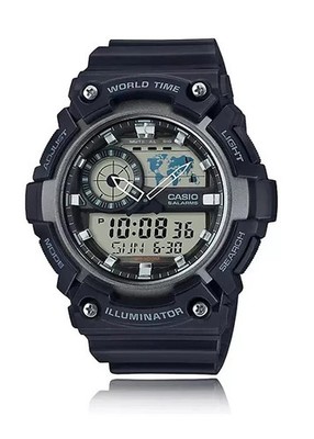 Casio AEQ-200W-1A Men's Digital Wristwatch Sport Style / Tracking