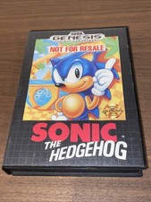 Sonic the Hedgehog (Sega Genesis, 1991) Not For Resale, Complete