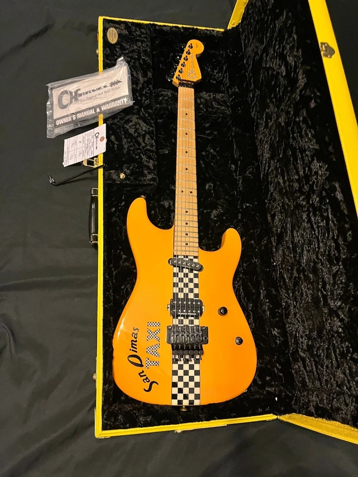 2011 Charvel USA Custom Shop San Dimas Taxi Cab Guitar Masterbuilt by Red Dave - Image 2 of 4