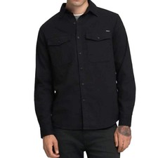Image of REPLAY DOUBLE POCKET BLACK DENIM SHIRT M4124