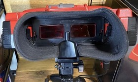 Nintendo Virtual Boy VB Console VUE-S-RA with Box Game Set Tested
