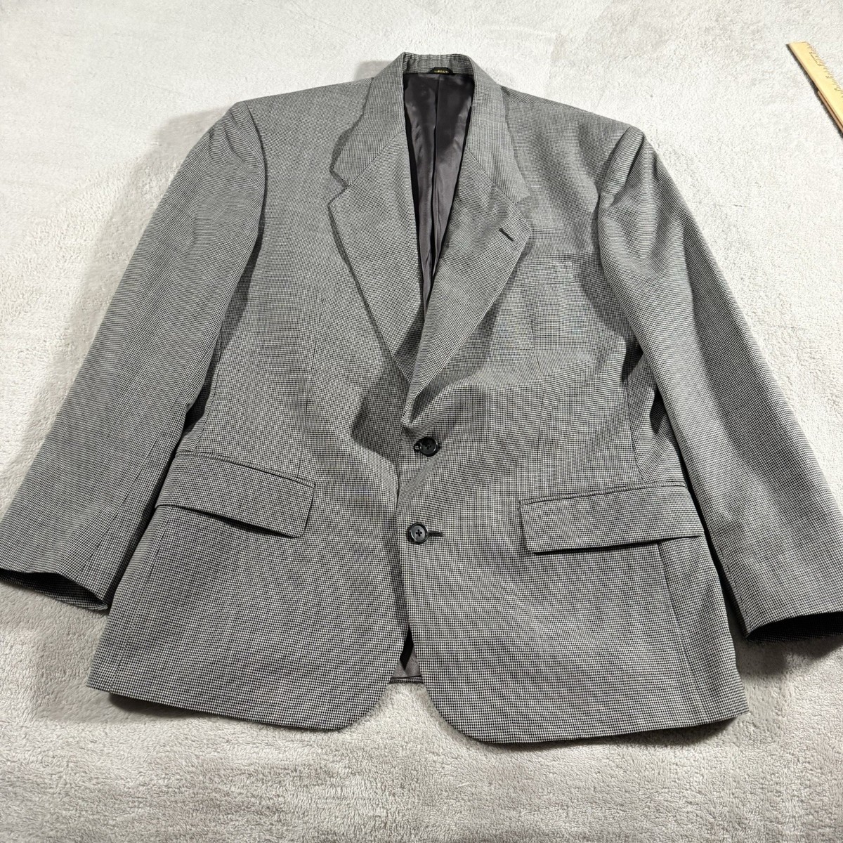 Vintage Givenchy Monsieur Sport Coat Jacket Mens 41S Gray