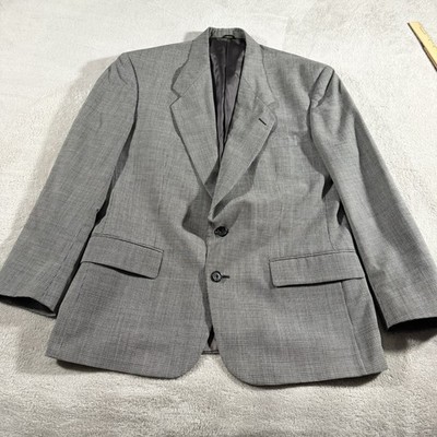 Vintage Givenchy Monsieur Sport Coat Jacket Mens 41S Gray