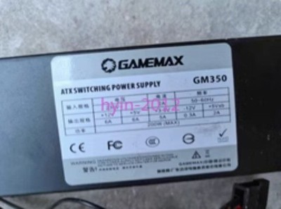 1pcs used GAMEMAX power supply GM350 *mz